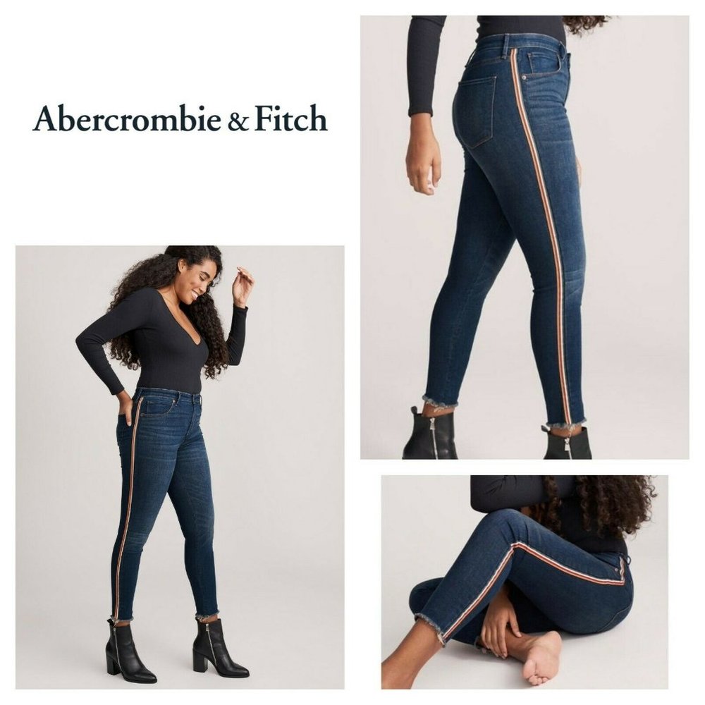 Abercrombie & Fitch High Rise Ankle Jeans 26L